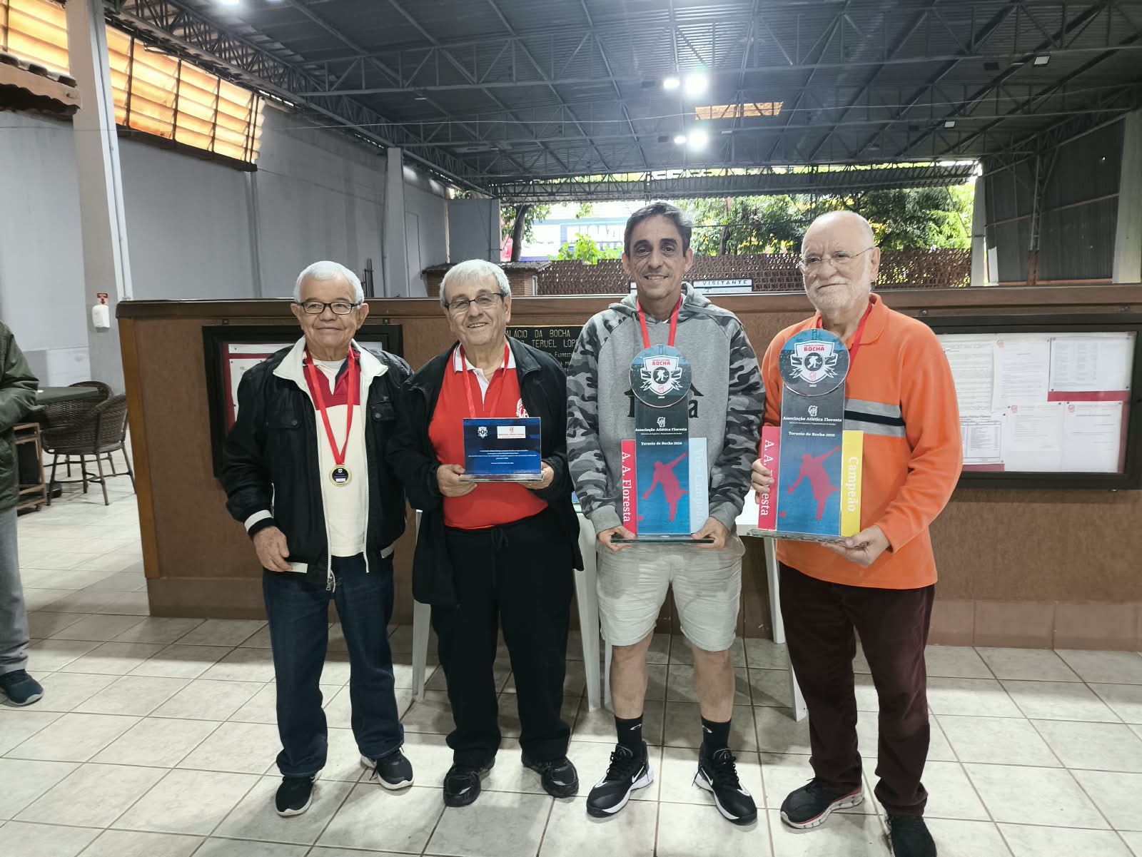 fotos do torneio de bocha de 2026 da associação atlética floresta
