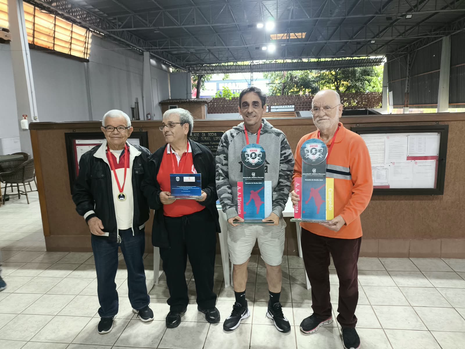 fotos do torneio de bocha de 2026 da associação atlética floresta